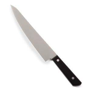 Syosaku Japanese Multi Slicer Chef Knife INOX AUS-8A Stainless Steel Black Pakkawood Handle, 8.3-inch (210mm) - Syosaku-Japan