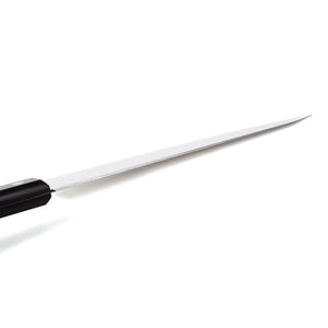 Syosaku Japanese Multi Slicer Chef Knife INOX AUS-8A Stainless Steel Black Pakkawood Handle, 8.3-inch (210mm) - Syosaku-Japan