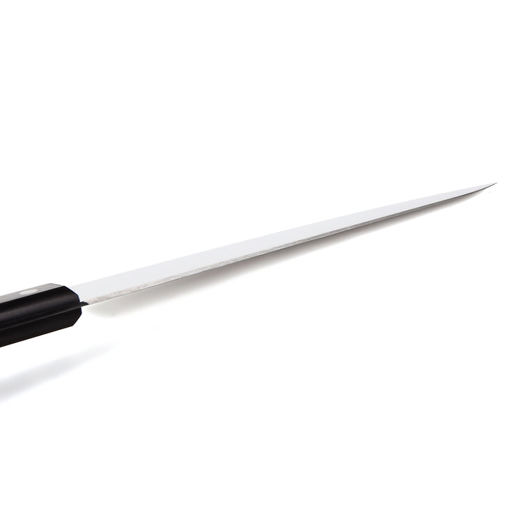 Syosaku Japanese Multi Slicer Chef Knife INOX AUS-8A Stainless Steel Black Pakkawood Handle, 8.3-inch (210mm) - Syosaku-Japan