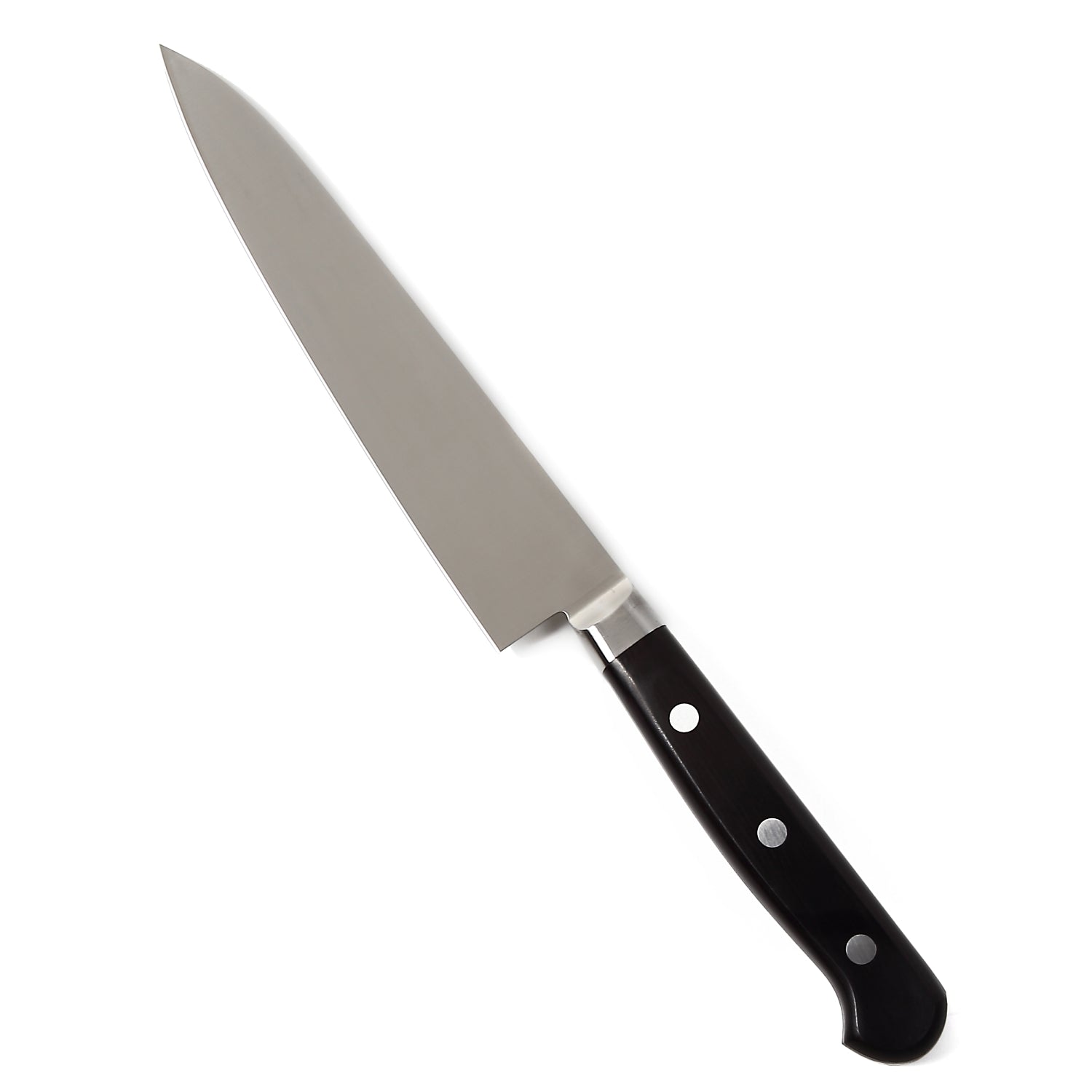Syosaku Japanese Petty Knife INOX AUS-8A Stainless Steel Black Pakkawood Handle, 6-inch (150mm) - Syosaku-Japan