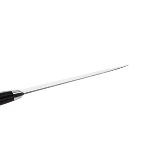 Syosaku Japanese Petty Knife INOX AUS-8A Stainless Steel Black Pakkawood Handle, 6-inch (150mm) - Syosaku-Japan