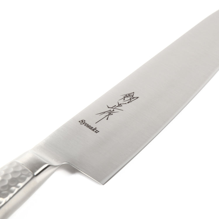 Syosaku Japanese Chef Knife INOX AUS-8A Stainless Steel Integrated Handle, Gyuto 8.3-inch (210mm) - Syosaku-Japan