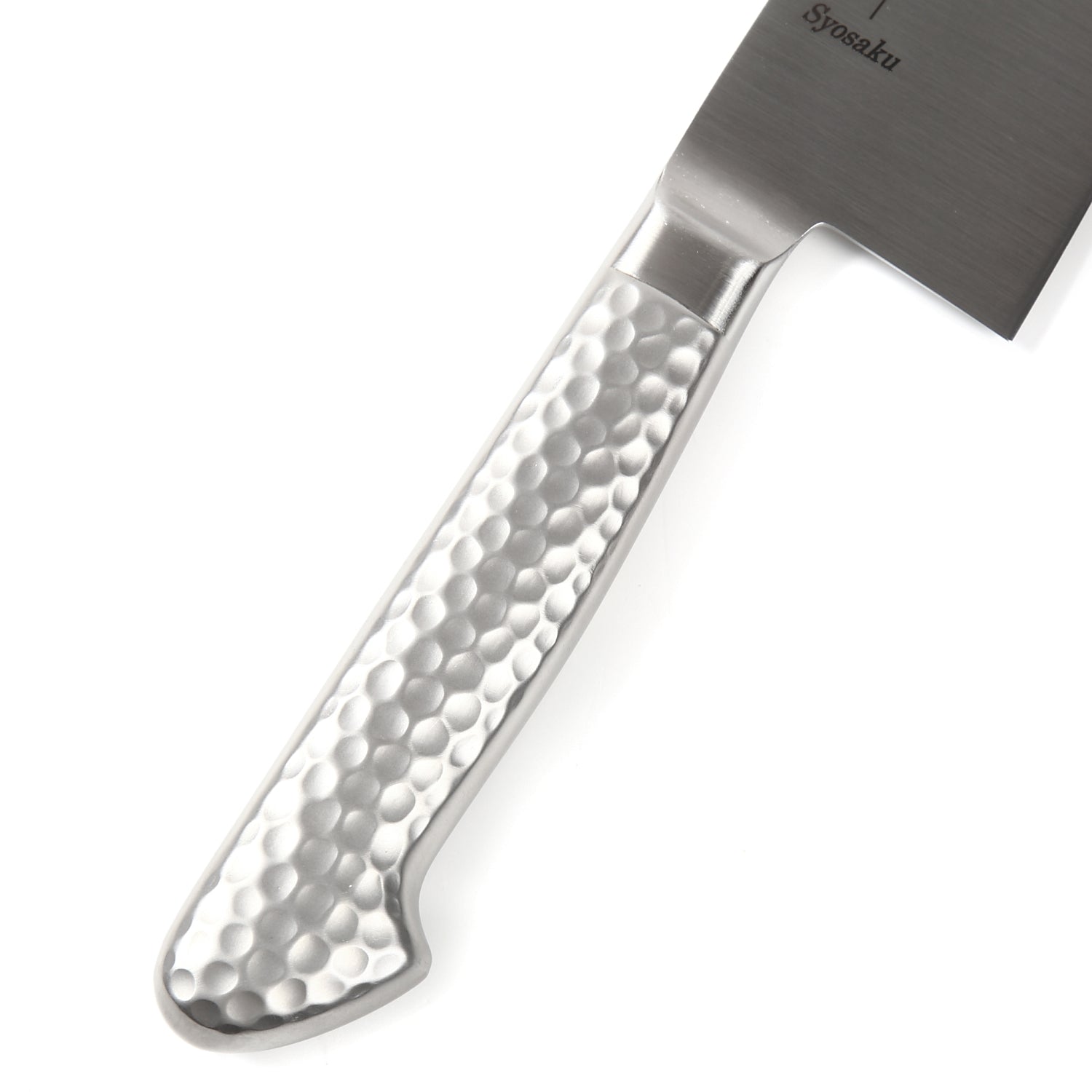 Syosaku Japanese Multi-Purpose Chef Knife INOX AUS-8A Stainless Steel Integrated Handle, Santoku 7-inch (180mm) - Syosaku-Japan