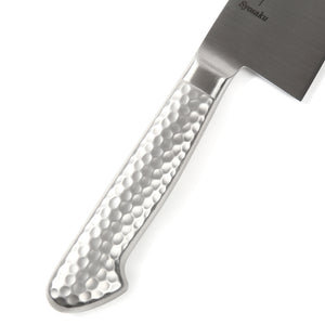 Syosaku Japanese Multi-Purpose Chef Knife INOX AUS-8A Stainless Steel Integrated Handle, Santoku 7-inch (180mm) - Syosaku-Japan