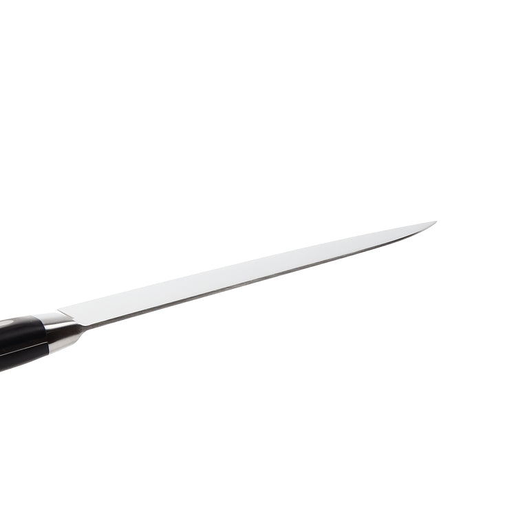 Syosaku Japanese Multi Purpose Chef Knife INOX AUS-8A Stainless Steel Black Pakkawood Handle, Santoku 7-inch (180mm) - Syosaku-Japan