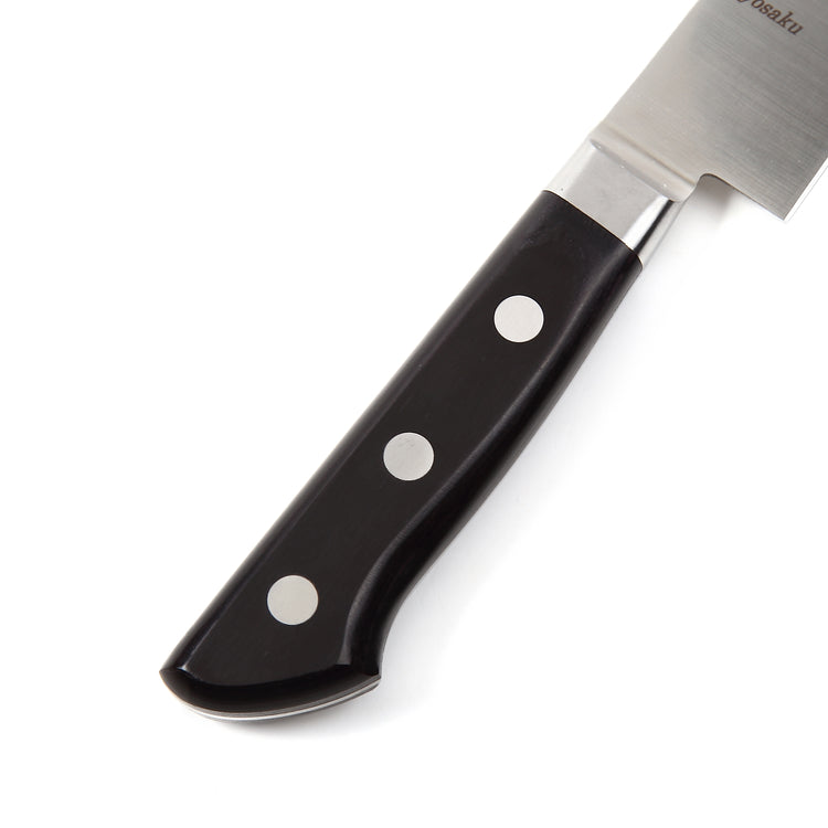 Syosaku Japanese Sujihiki Knife INOX AUS-8A Stainless Steel Black Pakkawood Handle, Slicer 9.5-inch (240mm) - Syosaku-Japan