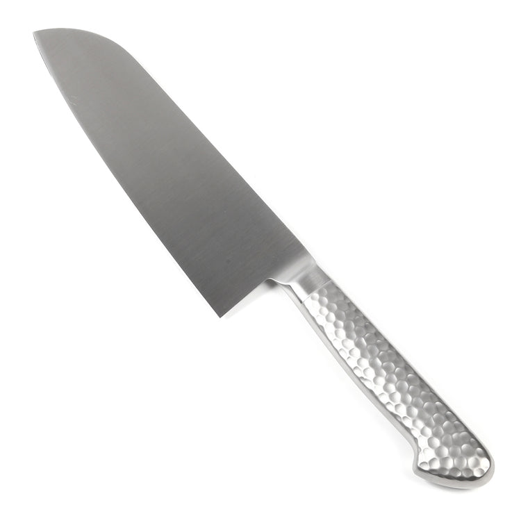 Syosaku Japanese Multi-Purpose Chef Knife INOX AUS-8A Stainless Steel Integrated Handle, Santoku 7-inch (180mm) - Syosaku-Japan