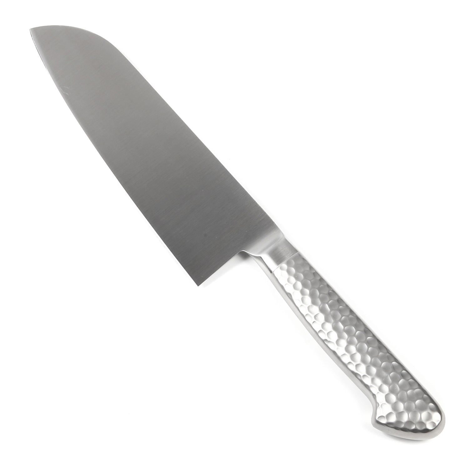 Syosaku Japanese Multi-Purpose Chef Knife INOX AUS-8A Stainless Steel Integrated Handle, Santoku 7-inch (180mm)