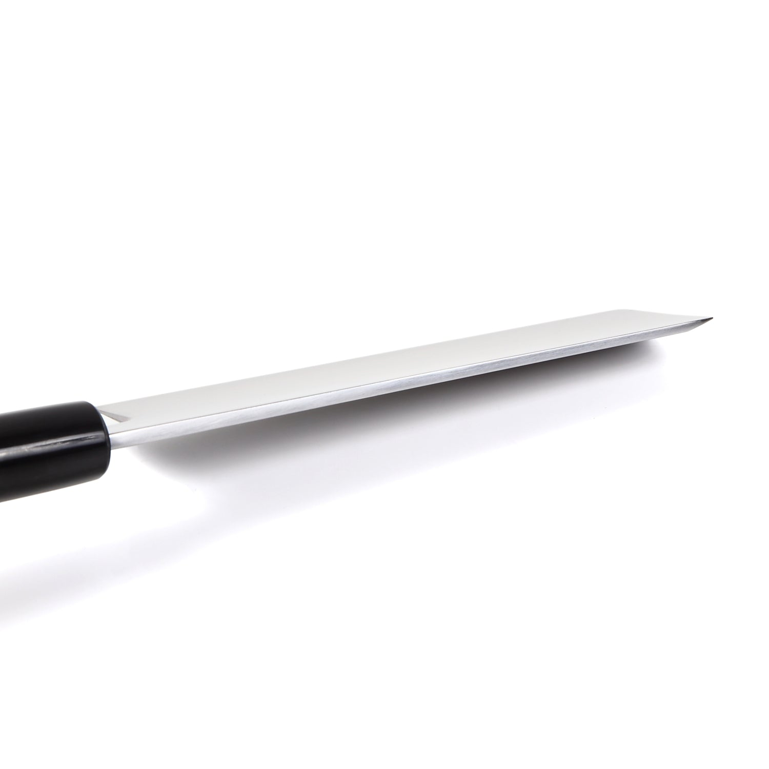 Syosaku Japanese Sushi Vegetable Chef Knife Shiroko (White Steel) No.2 D-Shape Magnolia Wood Handle, Edo Usuba 6.5-inch (165mm) - Syosaku-Japan