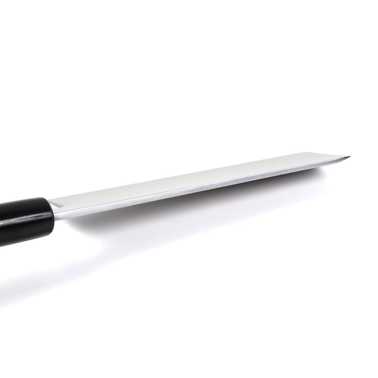 Syosaku Japanese Sushi Vegetable Chef Knife Shiroko (White Steel) No.2 D-Shape Magnolia Wood Handle, Edo Usuba 6.5-inch (165mm) - Syosaku-Japan