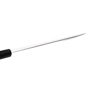 Syosaku Japanese Sujihiki Knife Damascus ZA18 69 Layer Octagonal Magnolia Wood Handle, Slicer 9.5-inch (240mm) - Syosaku-Japan