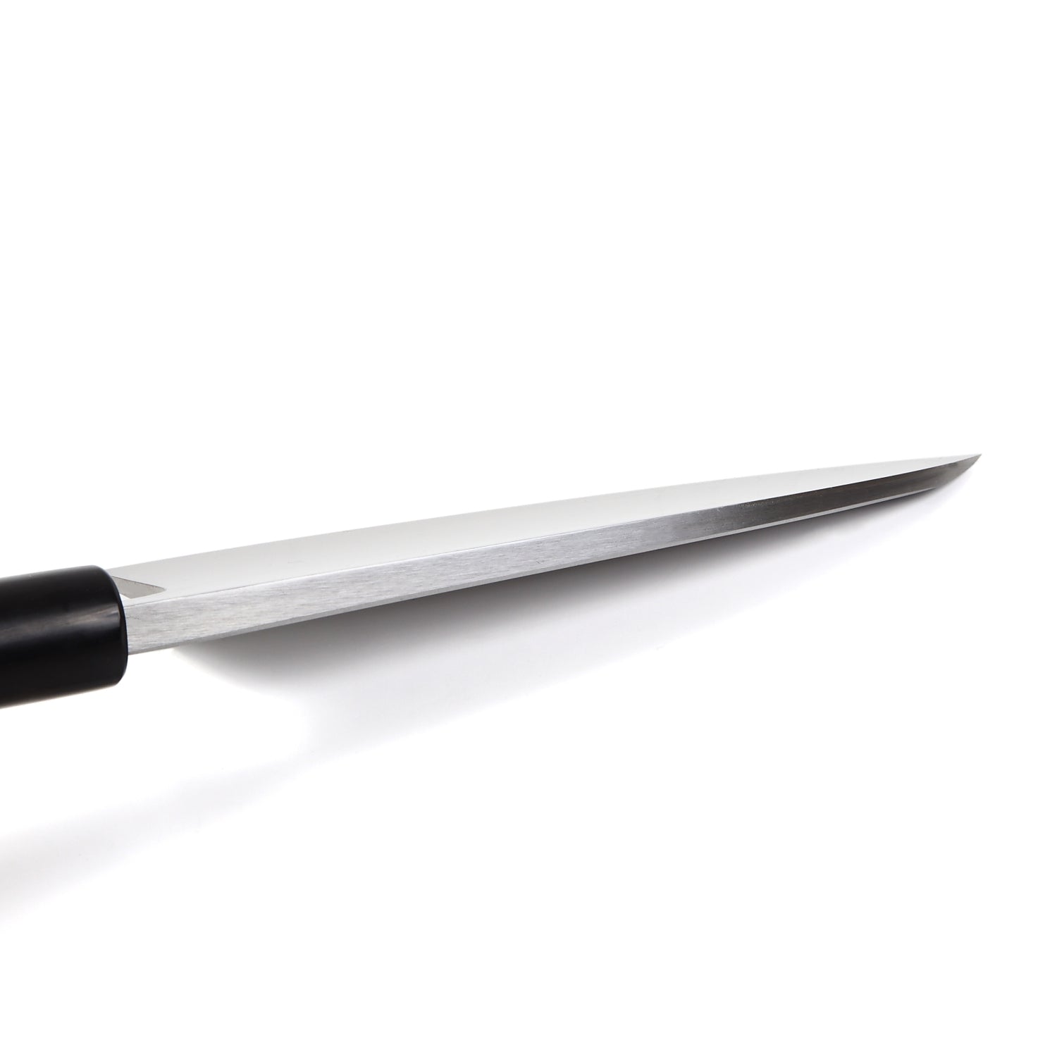Syosaku Japanese Sushi Fillet Chef Knife Shiroko (White Steel) No.2 D-Shape Magnolia Wood Handle, Deba 7-inch (180mm) - Syosaku-Japan