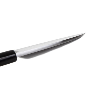 Syosaku Japanese Sushi Fillet Chef Knife Shiroko (White Steel) No.2 D-Shape Magnolia Wood Handle, Deba 6-inch (150mm) - Syosaku-Japan
