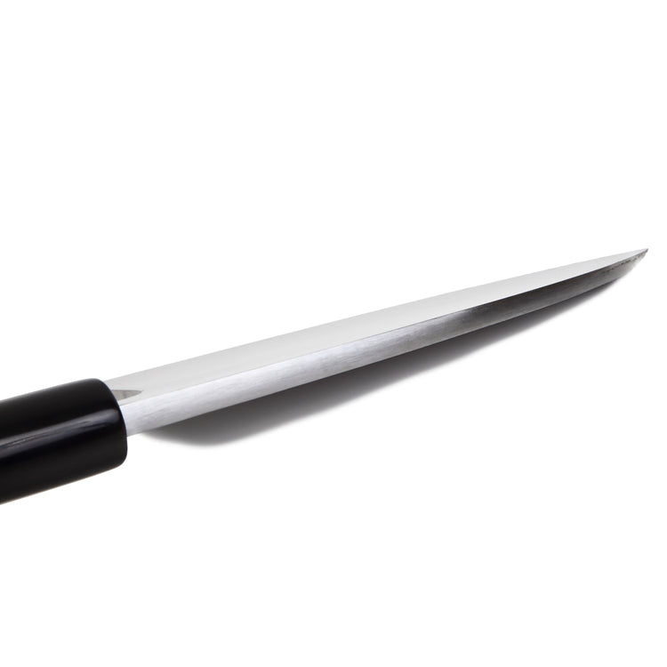 Syosaku Japanese Sushi Fillet Chef Knife Shiroko (White Steel) No.2 D-Shape Magnolia Wood Handle, Deba 6-inch (150mm) - Syosaku-Japan