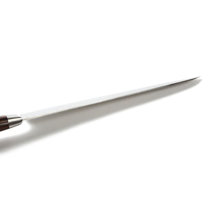 Syosaku Japanese Sujihiki Knife Hammered Damascus VG-10 16 Layer Mahogany Handle, Slicer 9.5-inch (240mm) - Syosaku-Japan
