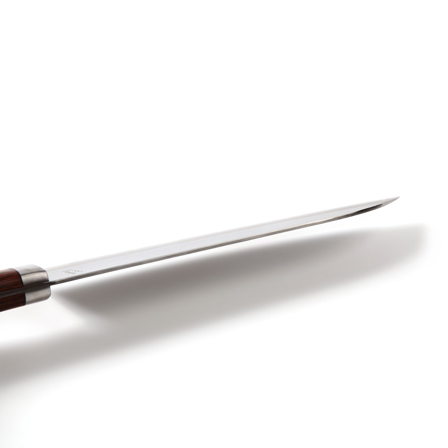 Syosaku Japanese Multi-Purpose Chef Knife VG-1 Gold Stainless Steel Mahogany Handle, Santoku 6.5-inch (165mm) - Syosaku-Japan