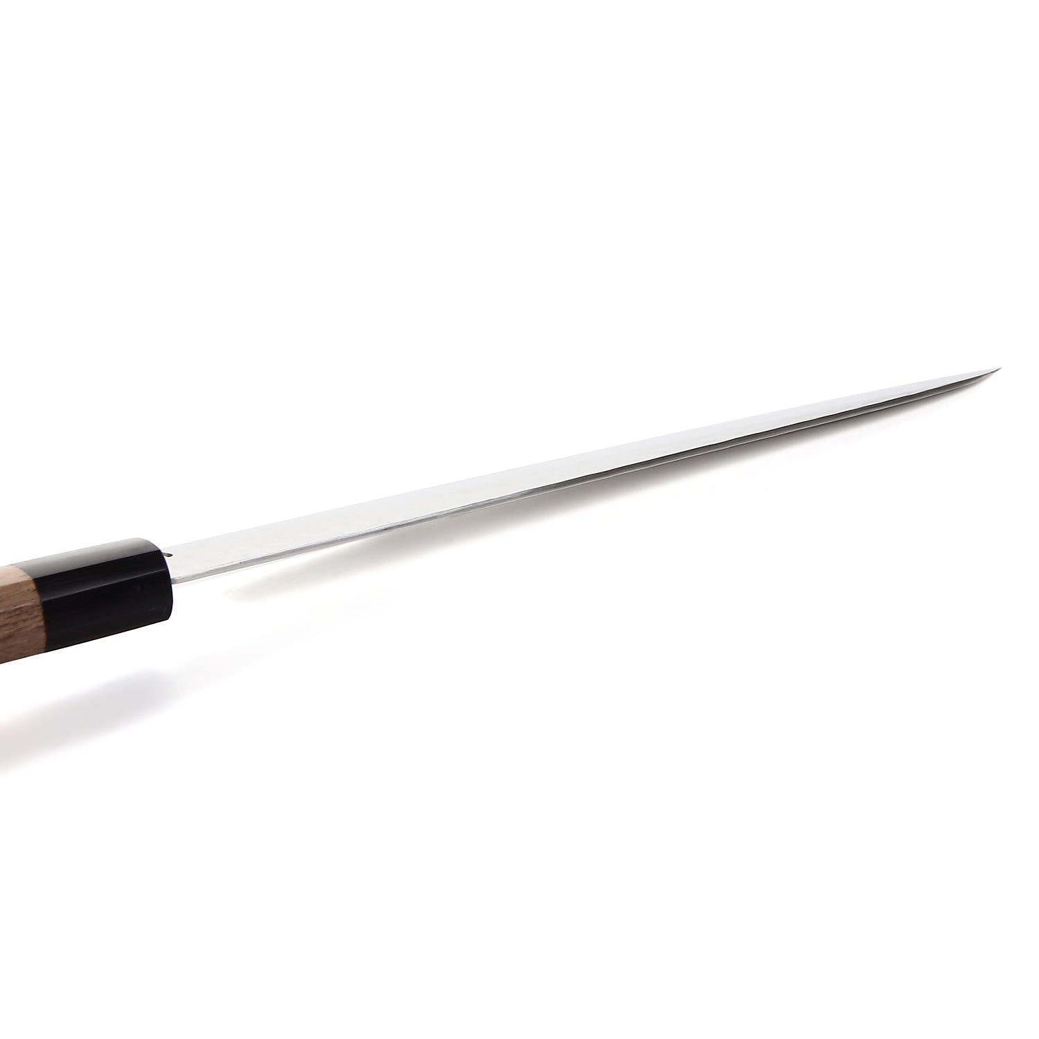Syosaku Japanese Sujihiki Knife Hammered Damascus VG-10 46 Layer Octagonal Walnut Handle, Slicer 9.5-inch (240mm) - Syosaku-Japan