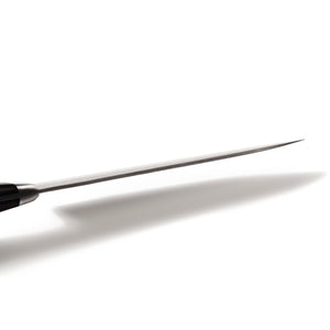 Syosaku Japanese Petty Knife Aoko (Blue Steel) No.2 Black Pakkawood Handle, 5.3-inch (135mm) - Syosaku-Japan