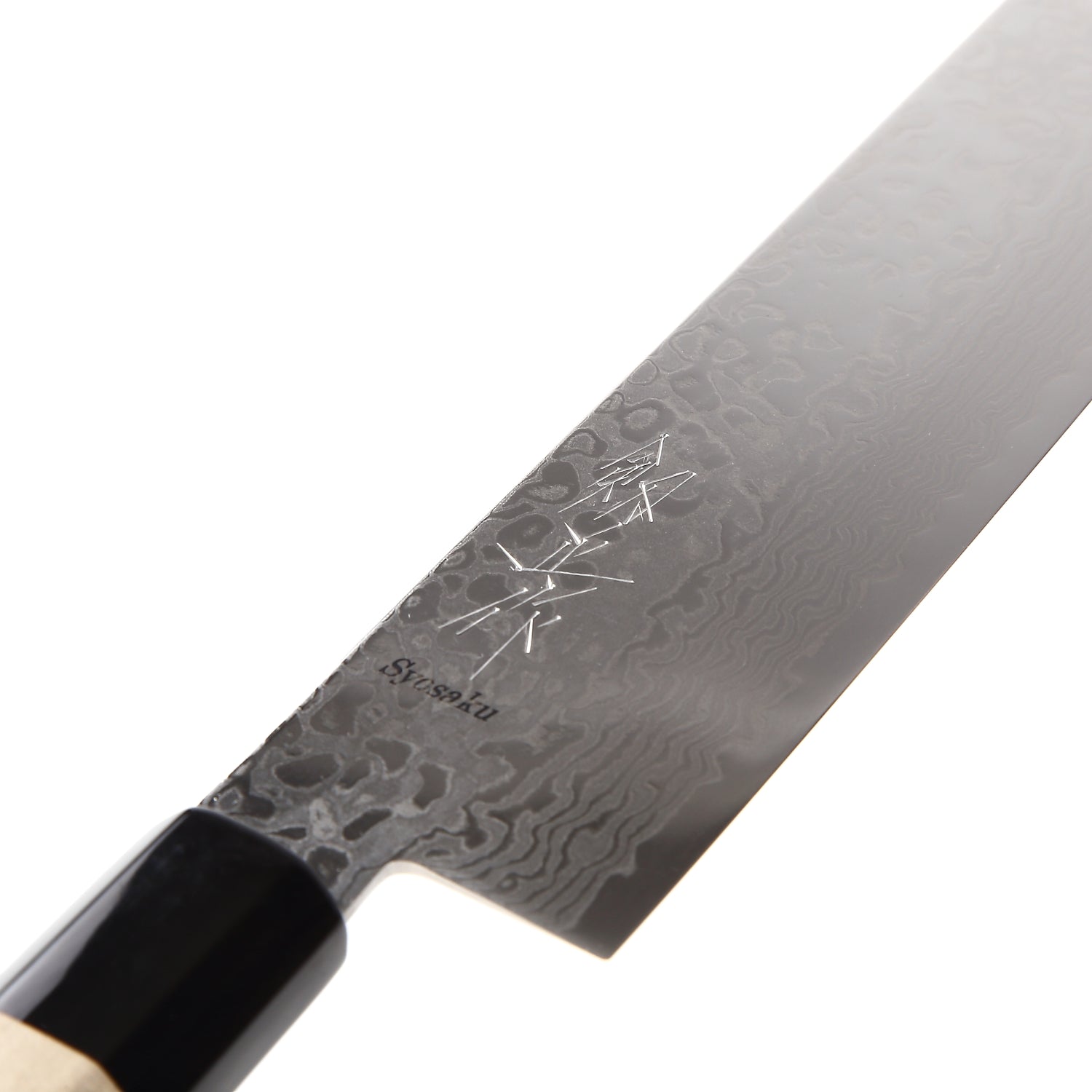 Syosaku Japanese Vegetable Knife Damascus ZA18 69 Layer Octagonal Magnolia Wood Handle, Nakiri 6.3-inch (160mm) - Syosaku-Japan