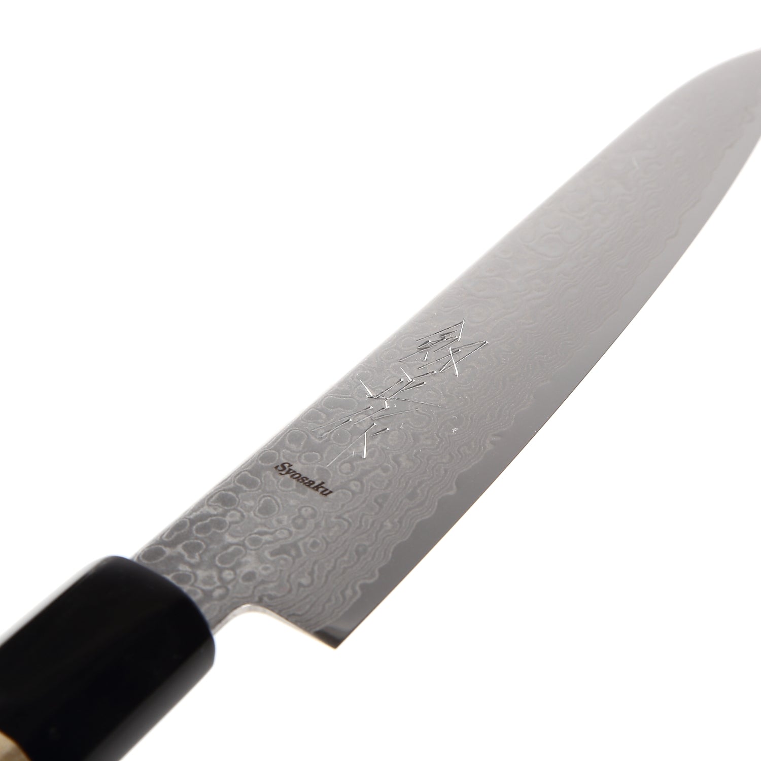 Syosaku Japanese Petty Knife Damascus ZA18 69 Layer Octagonal Magnolia Wood Handle, 6-inch (150mm) - Syosaku-Japan