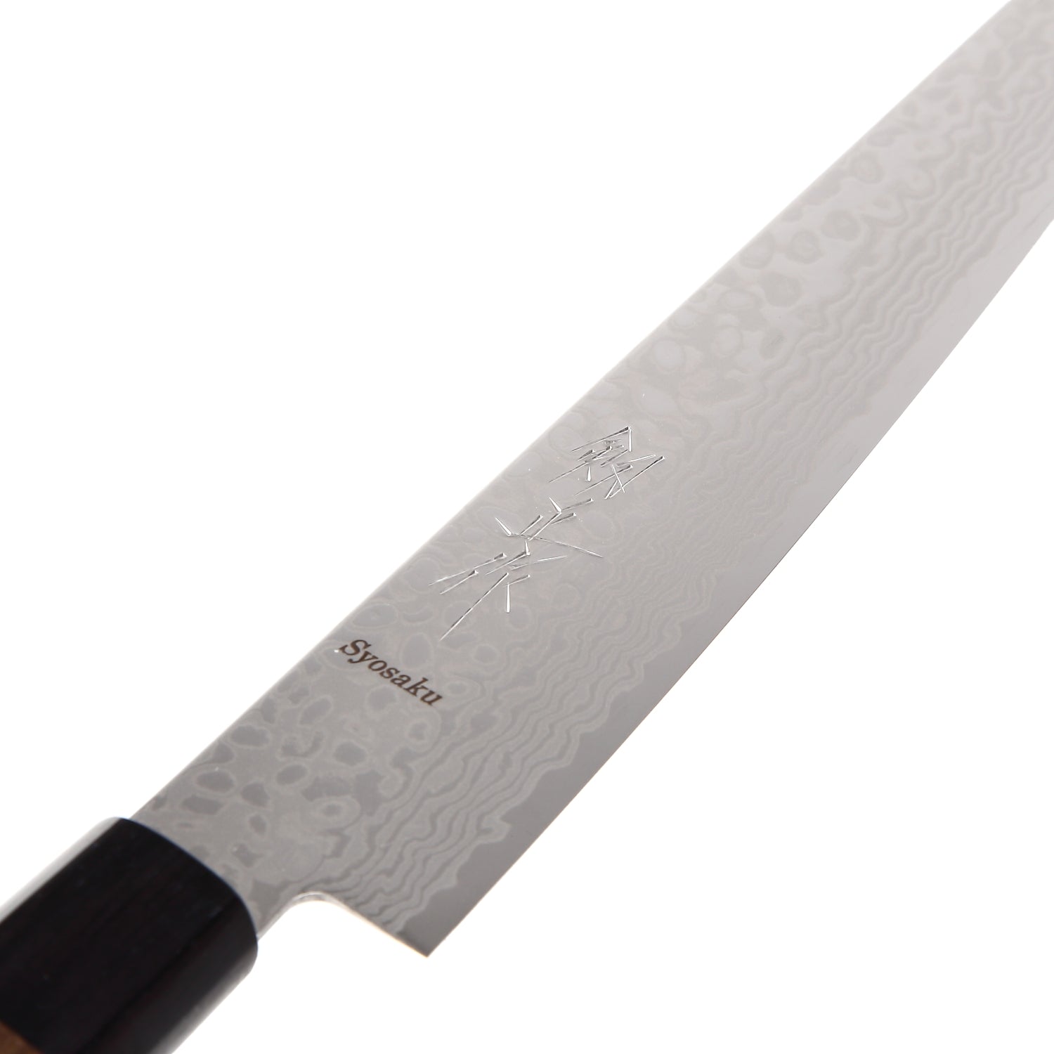 Syosaku Japanese Sujihiki Knife Damascus ZA18 69 Layer Octagonal Walnut Handle, Slicer 9.5-inch (240mm) - Syosaku-Japan