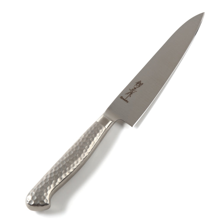 Syosaku Japanese Petty Knife INOX AUS-8A Stainless Steel Integrated Handle, 6-inch (150mm) - Syosaku-Japan
