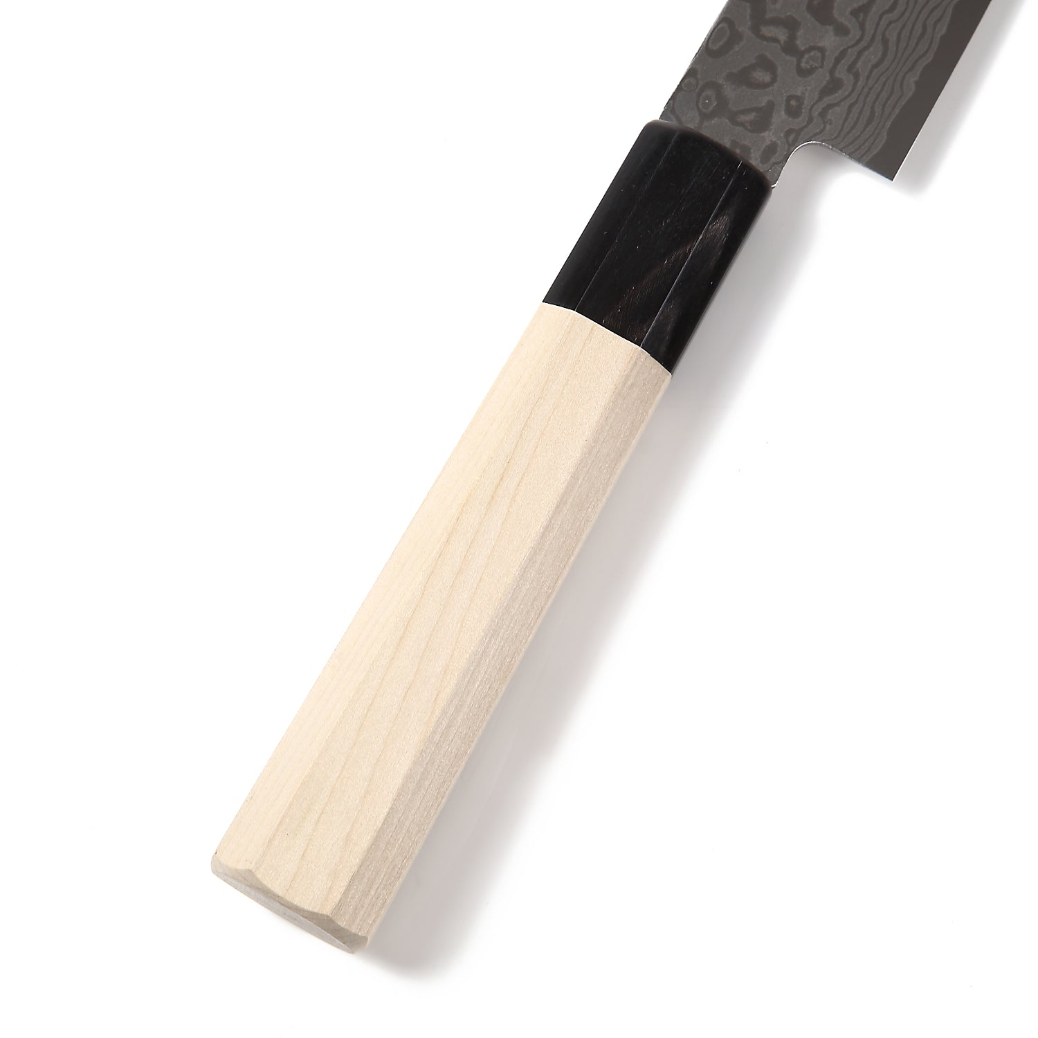 Syosaku Japanese Sujihiki Knife Damascus ZA18 69 Layer Octagonal Magnolia Wood Handle, Slicer 9.5-inch (240mm) - Syosaku-Japan