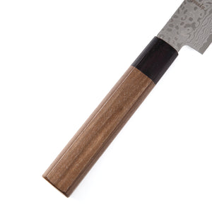 Syosaku Japanese Sujihiki Knife Damascus ZA18 69 Layer Octagonal Walnut Handle, Slicer 9.5-inch (240mm) - Syosaku-Japan