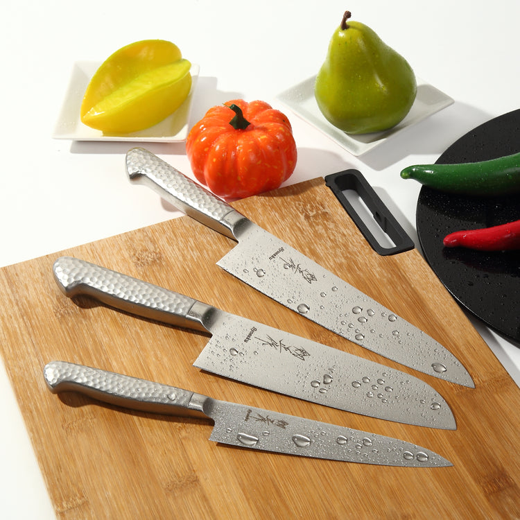Syosaku Japanese Chef Knife INOX AUS-8A Stainless Steel Integrated Handle, Gyuto 8.3-inch (210mm) - Syosaku-Japan
